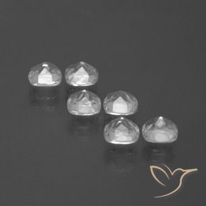 Gemme di Topazio Bianco trasparente naturale da 3.16 ct, Cuscino, VVS-VS