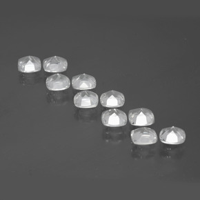 Gemme di Topazio Bianco naturale da 4.65 ct, Taglio a cuscino, VVS-VS