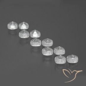 Gemme di Topazio Bianco naturale da 5.27 ct, Cuscino, VVS-VS