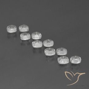Gemme di Topazio Bianco naturale da 4.66 ct, Cuscino, VVS-VS
