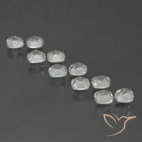 Gemme di Topazio Bianco naturale da 4.79 ct, Cuscino, VVS-VS