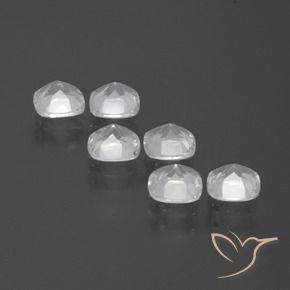 Gemme di Topazio Bianco naturale da 2.89 ct, Cuscino, VVS-VS
