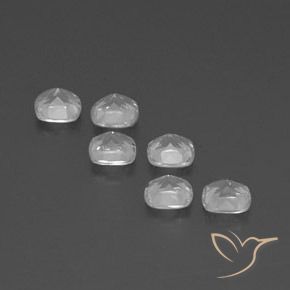 Gemme di Topazio Bianco trasparente naturale da 3.12 ct, Cuscino, VVS-VS