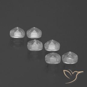 Gemme di Topazio Bianco naturale da 3.14 ct, Cuscino, VVS-VS