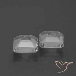 Gemme di Topazio Bianco naturale da 5.52 ct, Ottagonale / Taglio smeraldo, VS