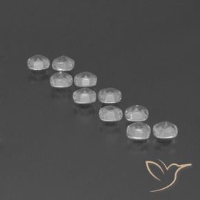 Gemme di Topazio Bianco trasparente naturale da 4.51 ct, Cuscino, VVS-VS