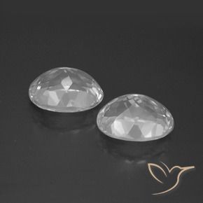 Gemme di Topazio Bianco trasparente naturale da 7.09 ct, Ovale, VVS-VS