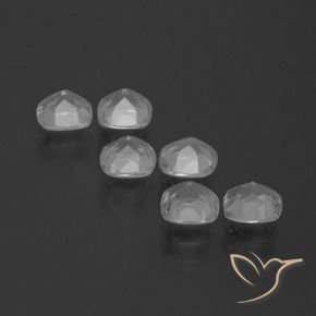 Gemme di Topazio Bianco trasparente naturale da 3.06 ct, Cuscino, VVS-VS