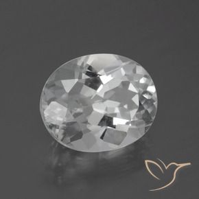 Topazio Bianco trasparente naturale da 5.64 ct, Ovale, VVS