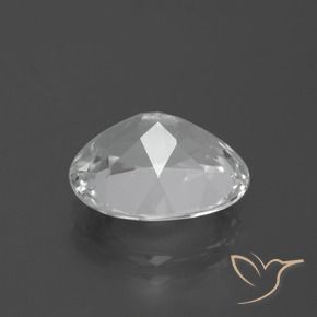 Topazio Bianco trasparente naturale da 5.64 ct, Ovale, VVS