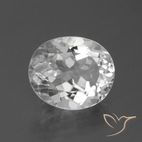 Topazio Bianco naturale da 5.63 ct, Ovale, VVS-VS