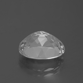 Topazio naturale bianco da 5,51 ct, taglio ovale, VVS
