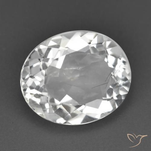 Topazio Bianco naturale da 5.73 ct, Ovale, VS
