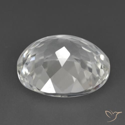 Topazio Bianco naturale da 5.46 ct, Ovale, VVS-VS