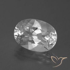 Topazio Bianco naturale da 5.58 ct, Ovale, VVS