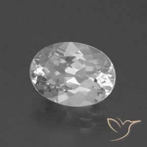 Topazio Bianco naturale da 4.75 ct, Ovale, VVS