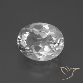 Topazio Bianco trasparente naturale da 4.73 ct, Ovale, VVS
