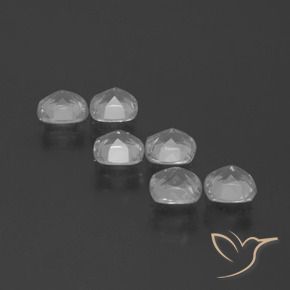 Gemme di Topazio Bianco trasparente naturale da 2.81 ct, Cuscino, VVS-VS