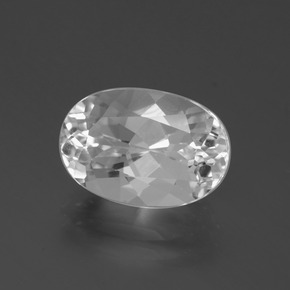 Topazio Bianco naturale da 4.86 ct, Taglio ovale, VVS