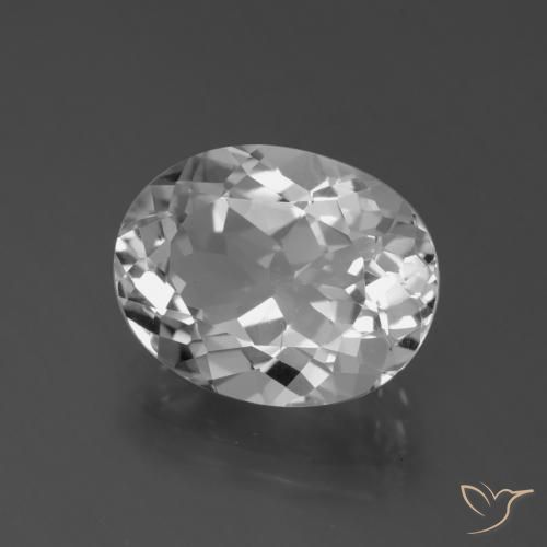 Topazio Bianco naturale da 6.23 ct, Ovale, VS