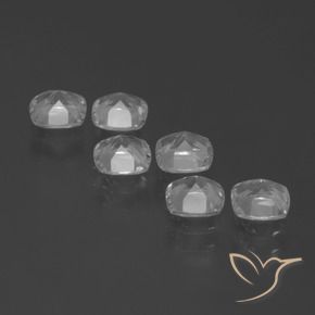 Gemme di Topazio Bianco trasparente naturale da 2.61 ct, Cuscino, VVS-VS