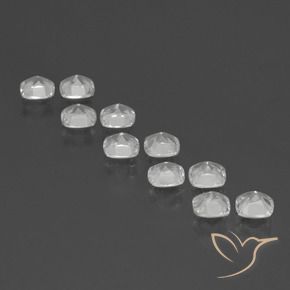 Gemme di Topazio Bianco trasparente naturale da 4.47 ct, Cuscino, VVS-VS