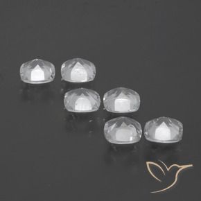 Gemme di Topazio Bianco naturale da 3.09 ct, Cuscino, VVS-VS