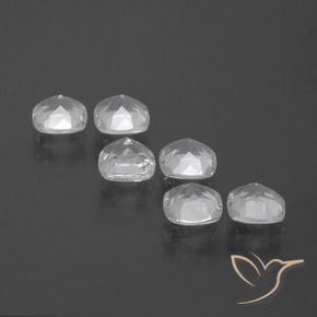 Gemme di Topazio Bianco trasparente naturale da 2.71 ct, Cuscino, VVS-VS