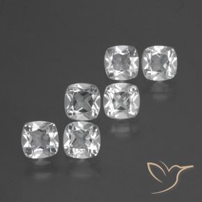 Gemme di Topazio Bianco naturale da 2.56 ct, Cuscino, VVS-VS