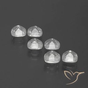 Gemme di Topazio Bianco naturale da 3.00 ct, Cuscino, VVS-VS