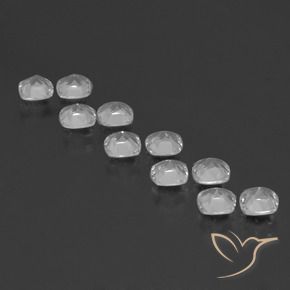 Gemme di Topazio Bianco trasparente naturale da 4.60 ct, Cuscino, VVS-VS