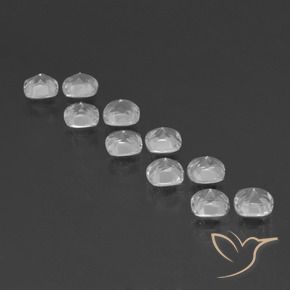 Gemme di Topazio Bianco trasparente naturale da 4.78 ct, Cuscino, VVS-VS