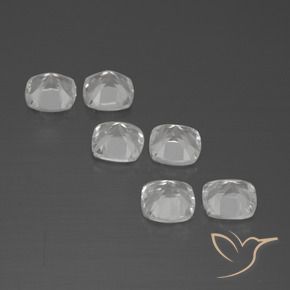 Gemme di Topazio Bianco naturale da 2.93 ct, Cuscino, VVS-VS