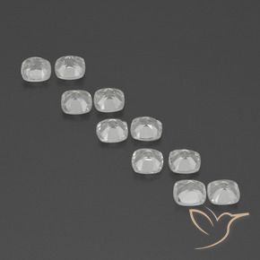 Gemme di Topazio Bianco naturale da 4.78 ct, Cuscino, VVS-VS