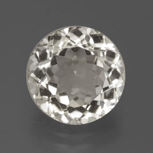 Topazio bianco caldo naturale da 5,98 ct, taglio rotondo, VVS