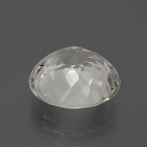 Topazio bianco caldo naturale da 5,98 ct, taglio rotondo, VVS