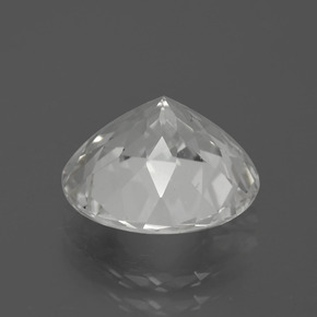Topazio Bianco caldo naturale da 5.95 ct, Taglio rotondo, VS