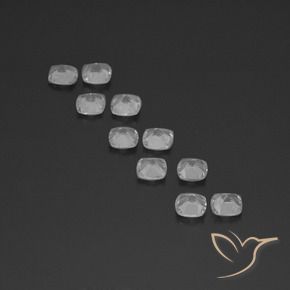 Gemme di Topazio Bianco trasparente naturale da 4.51 ct, Cuscino, VVS-VS