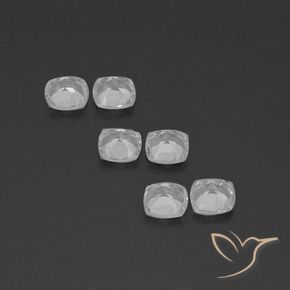 Gemme di Topazio Bianco trasparente naturale da 3.02 ct, Cuscino, VVS-VS