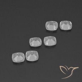 Gemme di Topazio Bianco naturale da 2.76 ct, Cuscino, VVS-VS