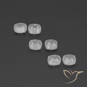Gemme di Topazio Bianco naturale da 3.25 ct, Cuscino, VVS-VS