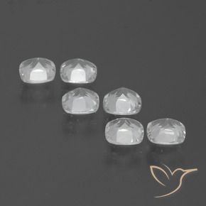 Gemme di Topazio Bianco trasparente naturale da 2.75 ct, Cuscino, VVS-VS