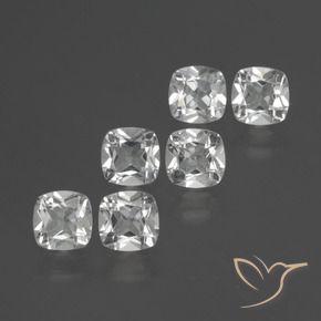 Gemme di Topazio Bianco naturale da 2.78 ct, Cuscino, VVS-VS
