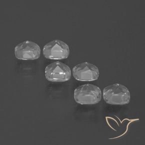 Gemme di Topazio Bianco trasparente naturale da 2.98 ct, Cuscino, VVS-VS