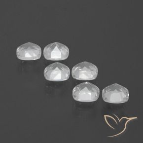 Gemme di Topazio Bianco naturale da 2.95 ct, Cuscino, VVS-VS