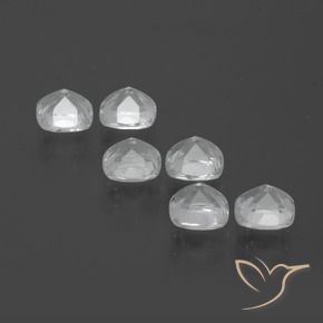 Gemme di Topazio Bianco naturale da 2.75 ct, Cuscino, VVS-VS