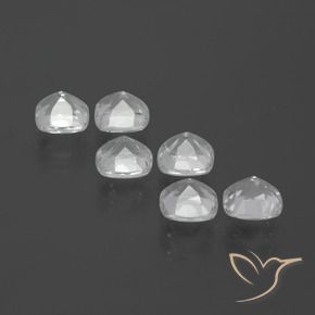 Gemme di Topazio Bianco naturale da 2.75 ct, Cuscino, VVS-VS