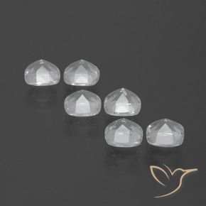 Gemme di Topazio Bianco trasparente naturale da 2.71 ct, Cuscino, VVS-VS