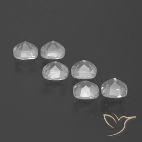 Gemme di Topazio Bianco naturale da 3.21 ct, Cuscino, VVS-VS