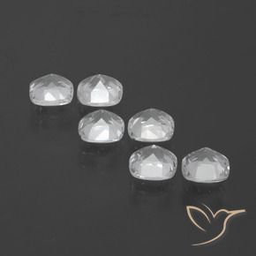 Gemme di Topazio Bianco naturale da 3.00 ct, Cuscino, VVS-VS